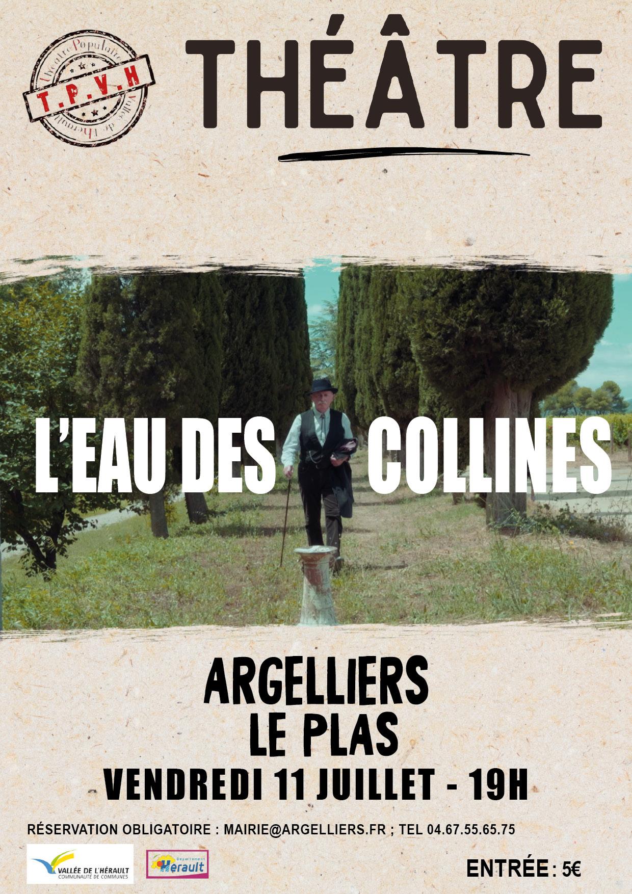 A3 affiche juillet eau des collines