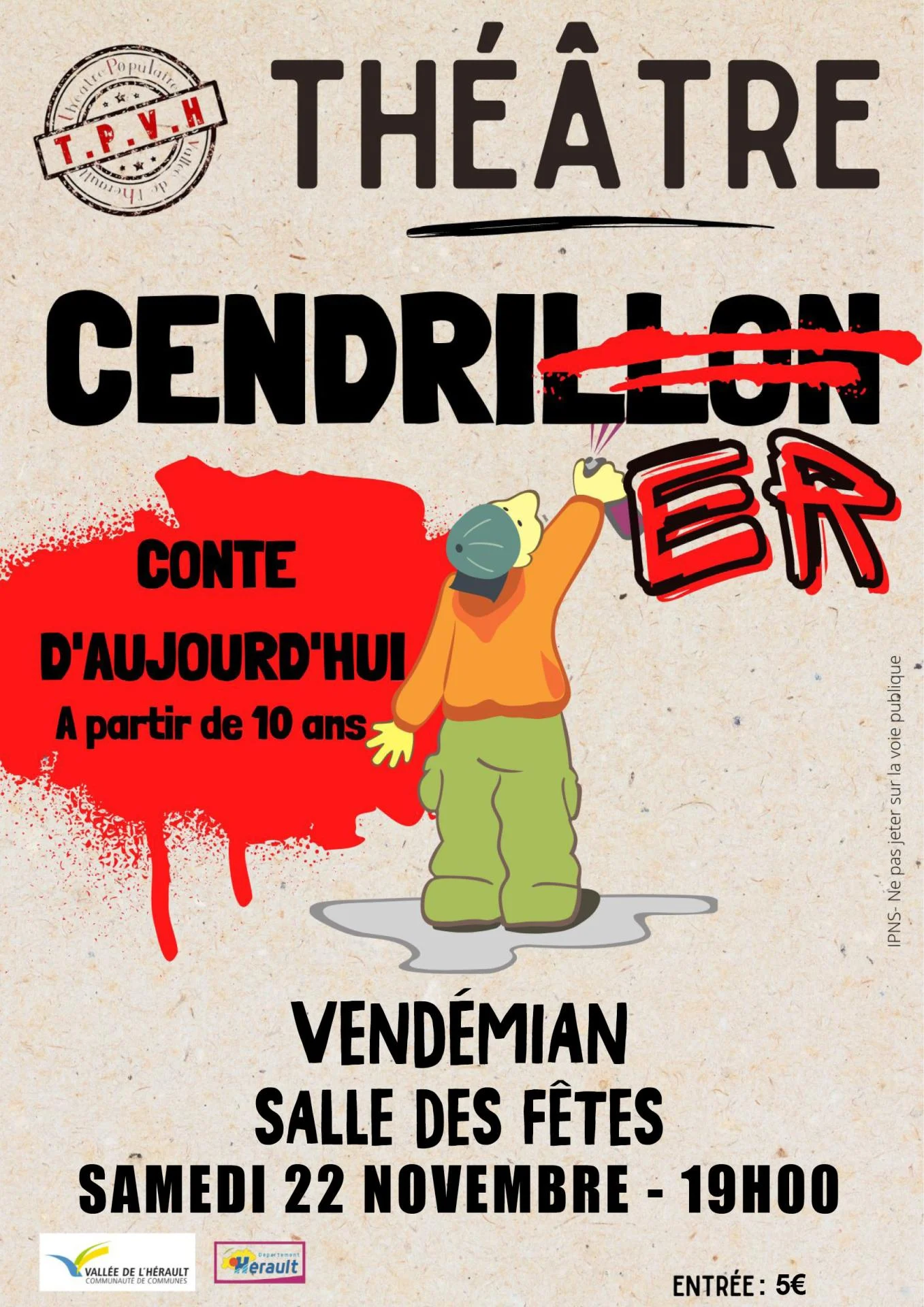 A3 affiche novembre cendrillon
