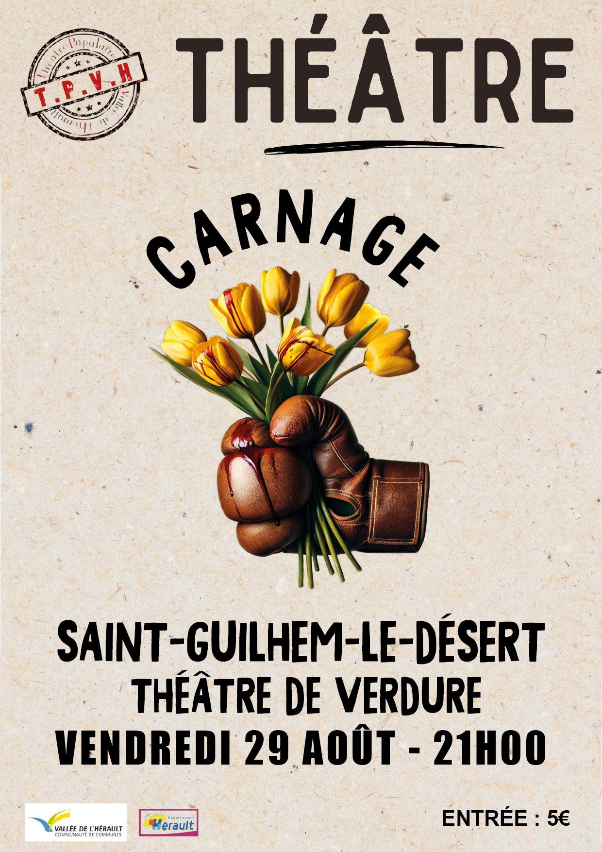 A4 affiche aout carnage st guilhem